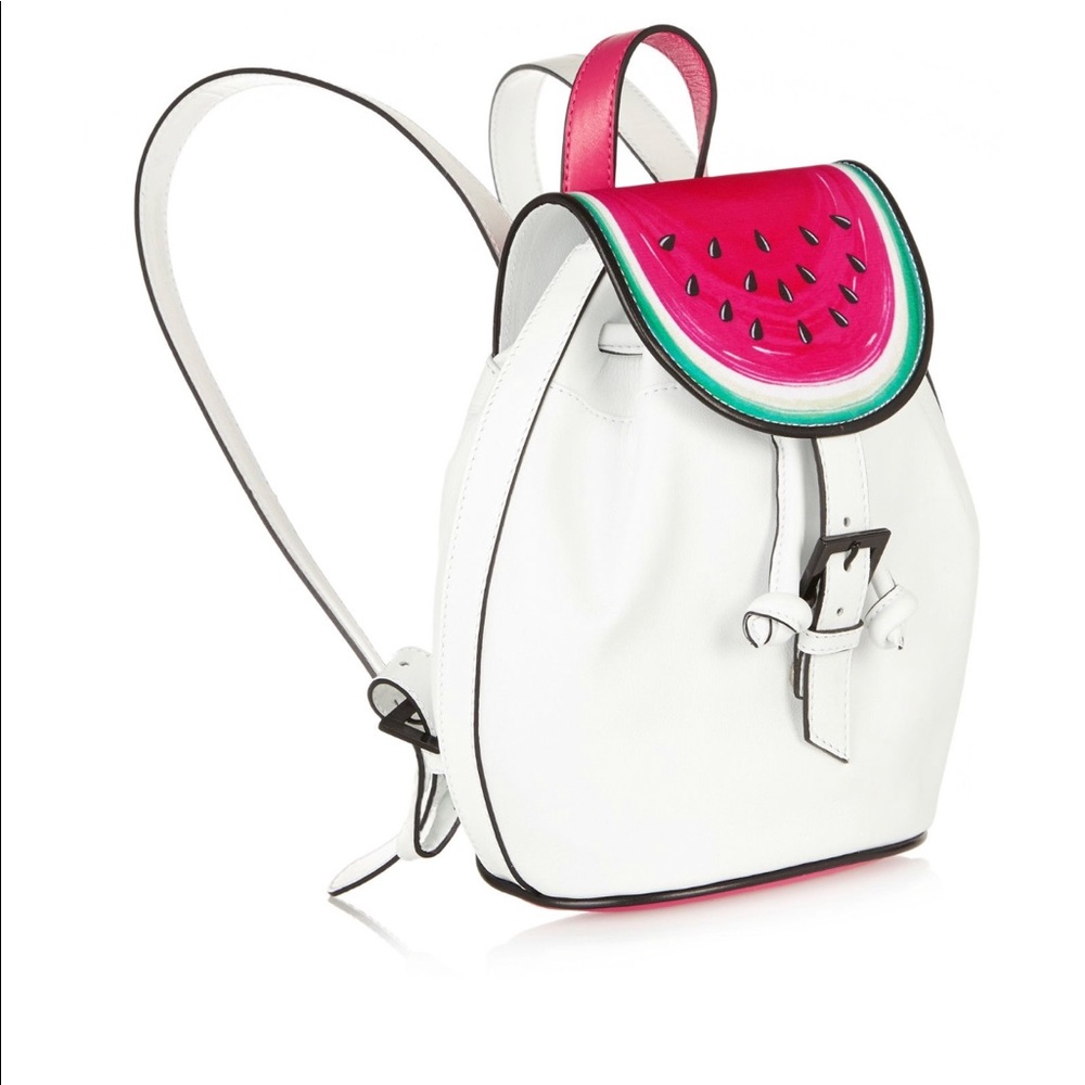Sophia Webster mini watermelon leather backpack - Picture 2 of 6